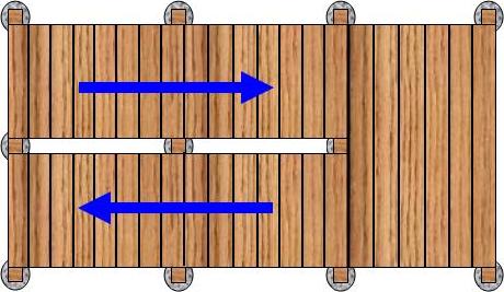 <q>U</q> shaped wheelchair ramp and landing