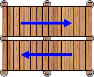 <q>U</q> shaped wheelchair ramp support posts