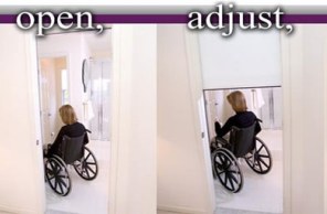 interior electric door blind