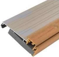 Typical exterior door threshold