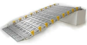 Portable threshold ramp - open