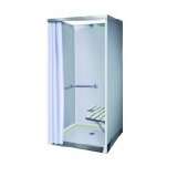 Wheelchair accessible small shower enclosure